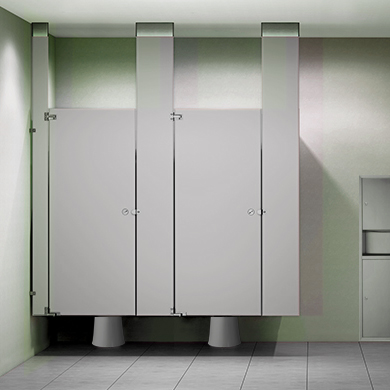 Empire Powder Coated Bathroom Partition - Knickerbocker Partitions